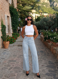 Mid-rise jeans